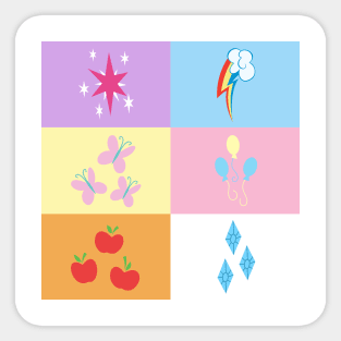 My little Pony - Elements of Harmony Cutie Mark Special Sticker